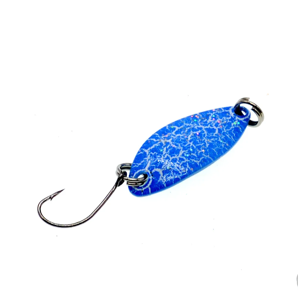 Angellöffelköder, 3 g, Jigging-Fisch, zweifarbig, kleine Löffel, Einzelhaken, Mandarine, bunte Kunstköder, 5–10 Stück, Tasche – Detail 9