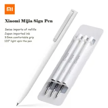 

Original Xiaomi Mijia Sign 9.5mm Signing Ballpoint PREMEC Smooth Switzerland Refill MiKuni Japan Ink add Mijia Black Refill