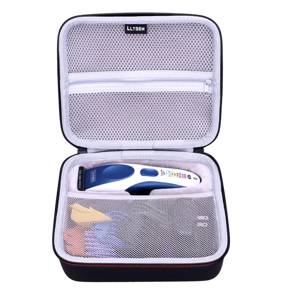 

LTGEM EVA Waterproof Waterproof Hard Case for Wahl Color Pro Cordless Rechargeable Hair Clippers Hair trimmers 9649