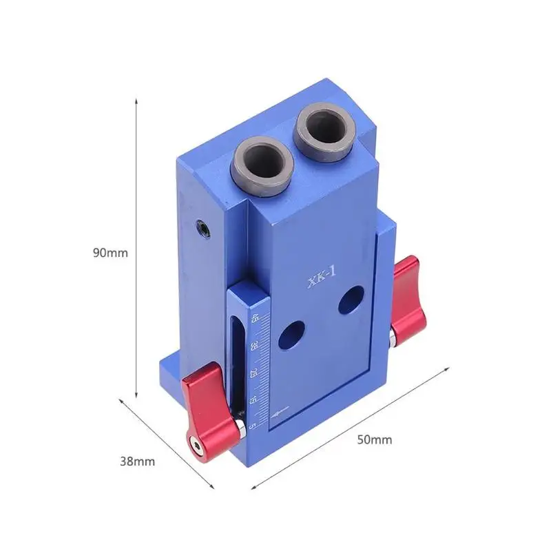 Портативный Деревообработка карман косой отверстие джиг комплект Системы с PH1 отвертка 9,5 мм сверло Набор для плотника Аппаратные средства