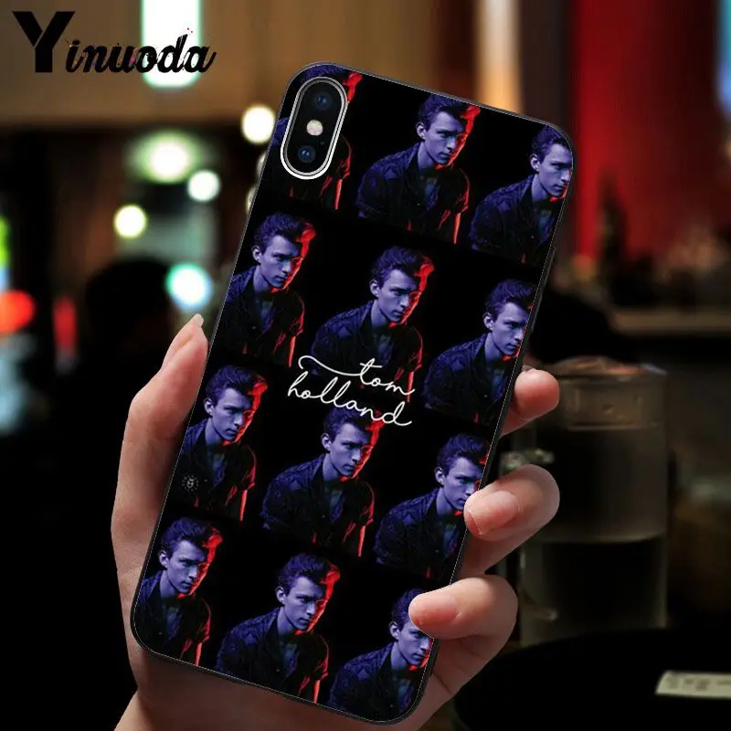 Yinuoda том Холланд Новинка чехол для телефона Fundas iPhone 8 7 6 6S Plus 5 5S SE XR X XS MAX