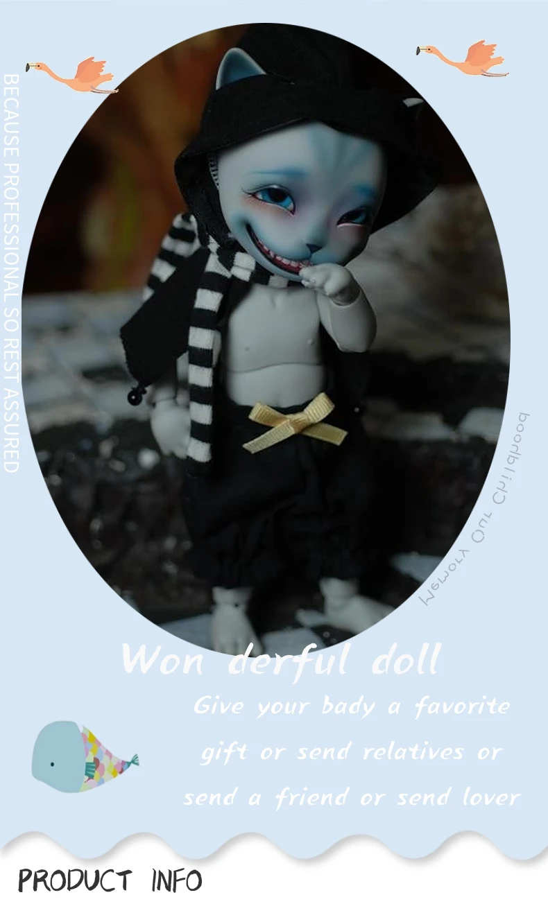 Stenzhorn BJD кукла 1/6 кукла с игрушечным котенком шарнир куклы глаза