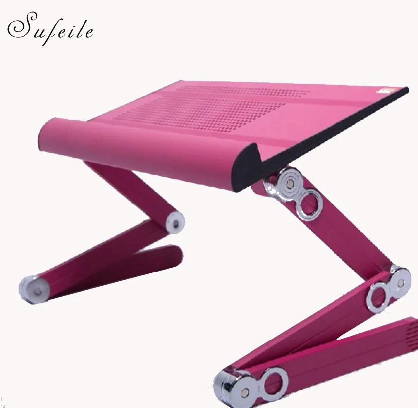 

SUFEILE Bed table Portable Laptop table Notebook Computer Folding Stand Table Desk Office Sofa Tray USB Cooler mouse pad D5
