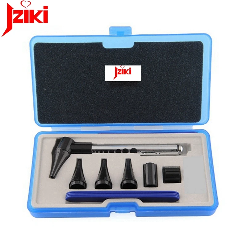 JZIKI Otoscope офтальмоскоп медицинский ушной очиститель Уход Усилитель Stomatoscop otoscopio