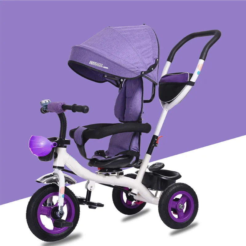 2019 New Children's Tricycle Baby Bicycle 1-6 Y Baby Large Trolley Three Wheel Stroller Titanium Empty Wheel Rotatable Seat 2019 New Children's Tricycle Baby Bicycle 1-6 Y Baby Large Trolley Three Wheel Stroller Titanium Empty Wheel Rotatable Seat