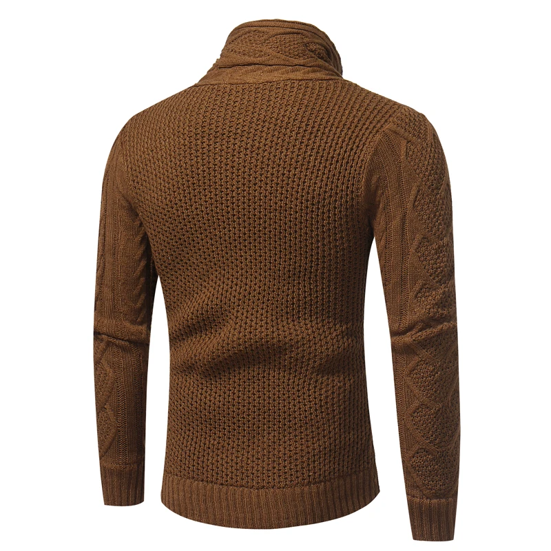 Популярный бренд осень зима модный толстый кардиган свитер куртка для мужчин свободный крой акрил теплый вязаный Свитера пальто для мужчин