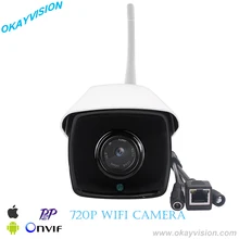 Onvif HD 720 P wi-fi ip-камера 1.0MP беспроводной водонепроницаемый открытый инфракрасного ночного видения P2P mobile home security с onvif nvr использовать