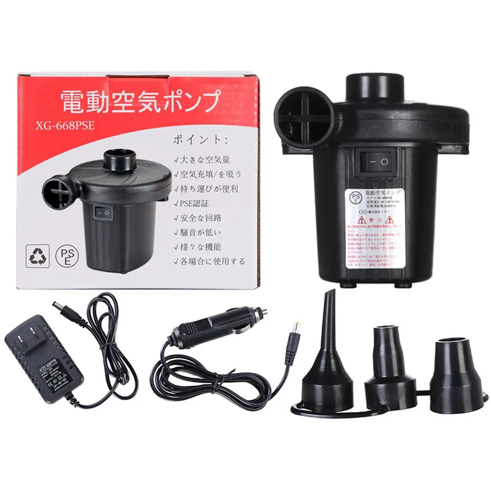 

New Car Inflatable Pump AC100~240V/DC12V Car Electric Air Pump for Boat for Blower