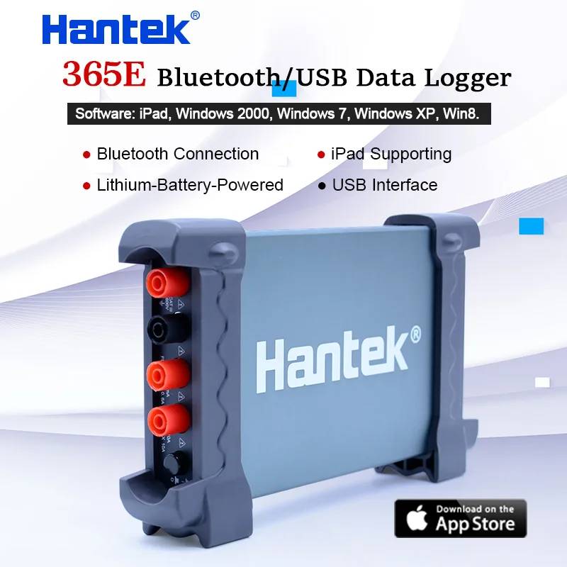 Hantek 365E USB Bluetooth беспроводной регистратор цифровых данных рекордер виртуальный мультиметр iPad/Windows 7/8/2000/XP Поддержка