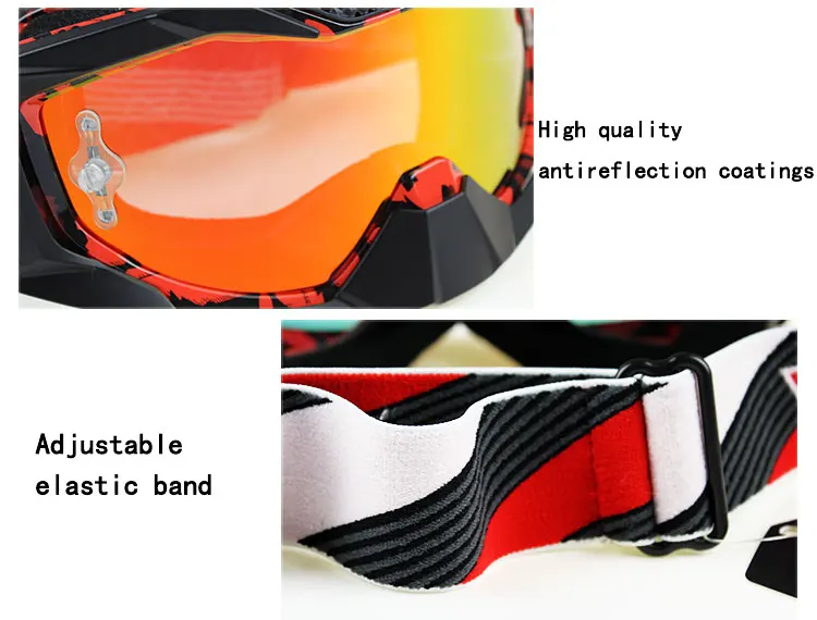 Мотоциклетные очки с защитой носа внедорожные гоночные очки ATV очки Мотокросс DH MTB очки Гонки Google