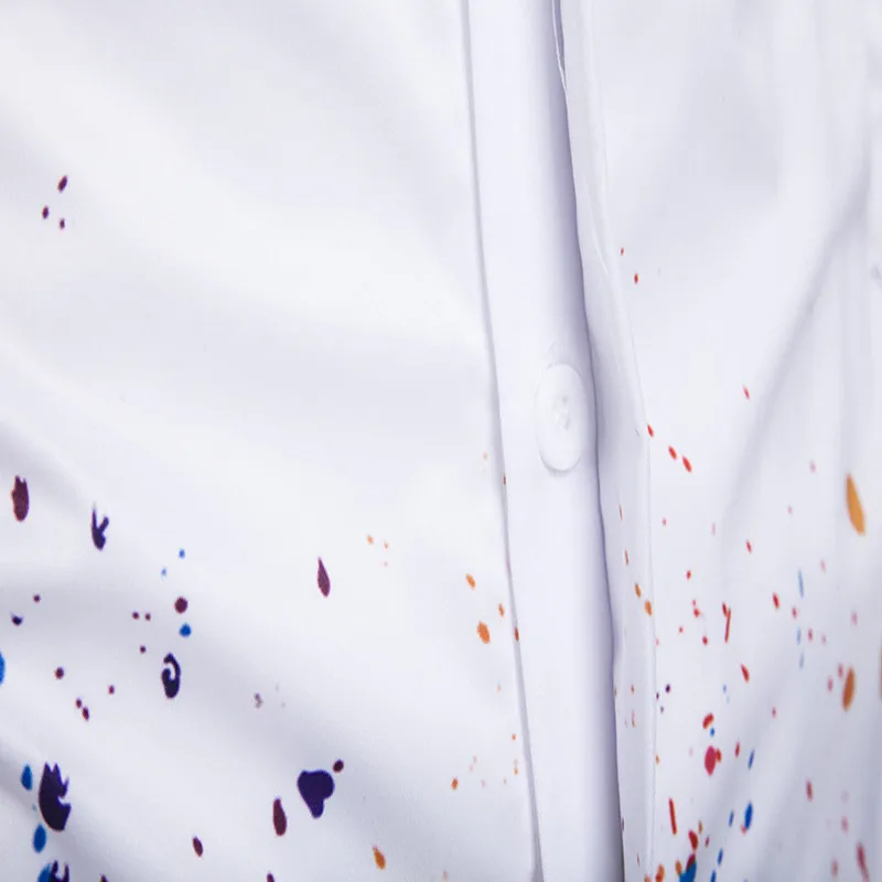 2019 New Men s Shirts Hawaiian Men s Summer Leisure Long Sleeves Luxury Print Shirts Men 3