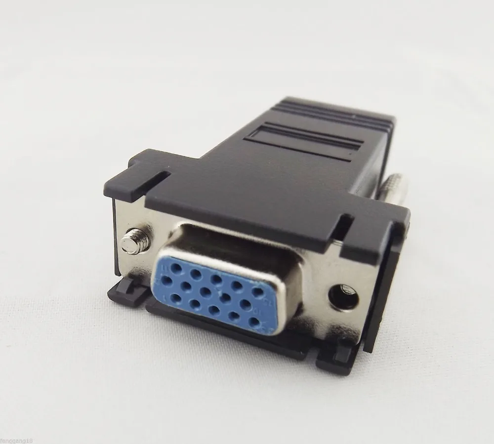 1 шт. сетевой адаптер с разъемом RJ45 на 15 контактов VGA |