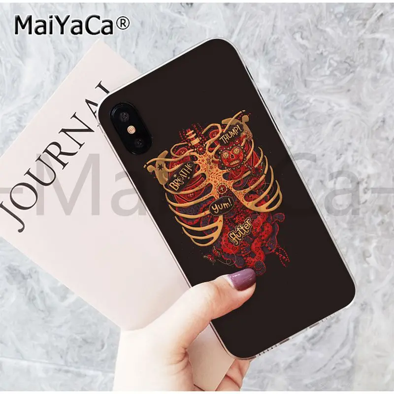 MaiYaCa, медицинский, человеческий, головной, меридиан, почка, искусство, Модный чехол для телефона, для iphone 11 pro 8 7 66S Plus X 5S SE XR XS MAX - Цвет: 5
