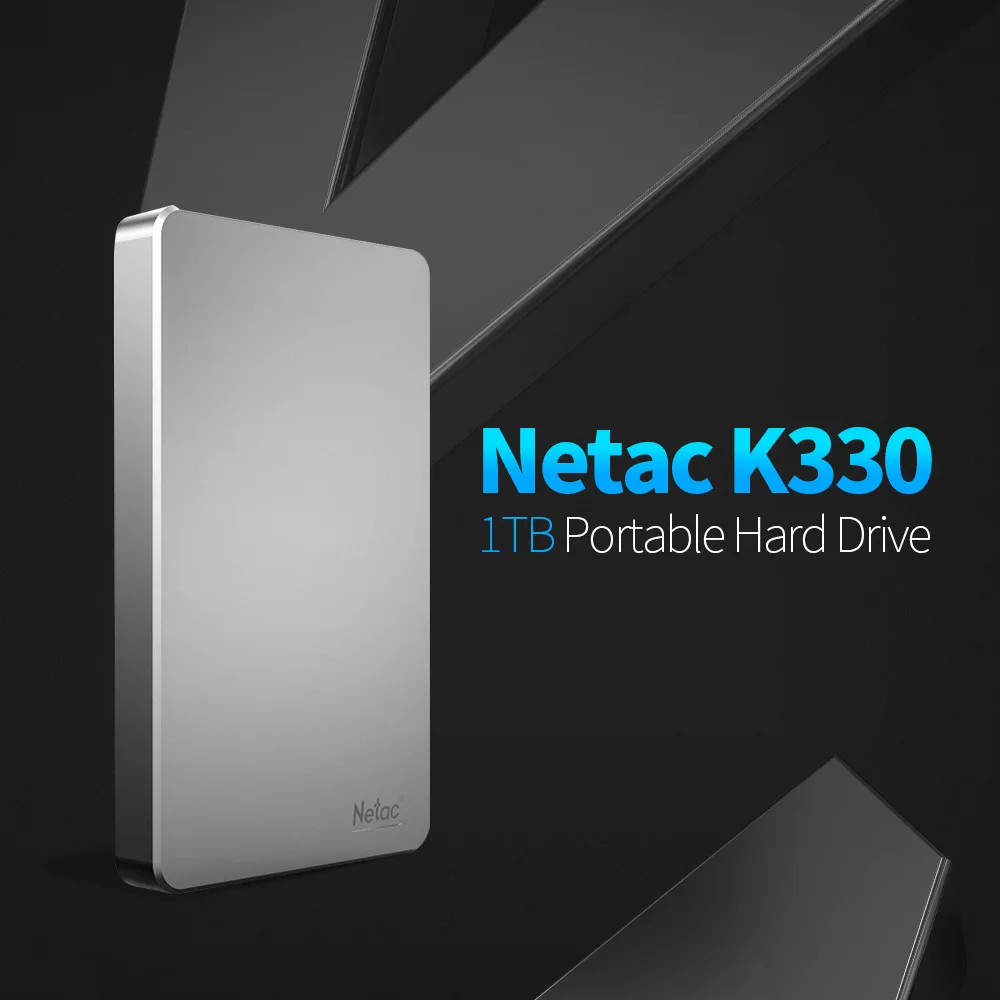 

Original Netac K330 1TB 500GB USB3.0 2.5in Portable HDD Mobile External Hard Disk Drive for Desktop Laptop computer pc tablets