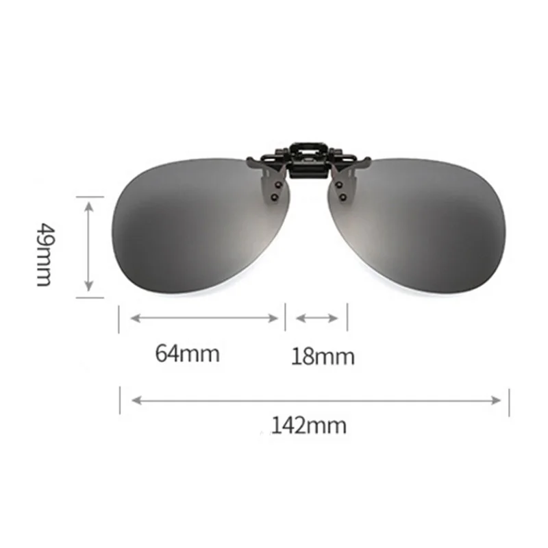 Мужские и женские поляризованные солнцезащитные очки с клипсами для вождения ночного видения анти UVA Анти зажимы в виде солнцезащитных очков для верховой езды