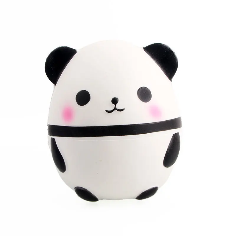 Jumbo Squishy Kawaii Panda Egg PU Material Slow Rebound Doll Decompression Squeeze Kid Toys Relieve Stress Children's Day Gifts