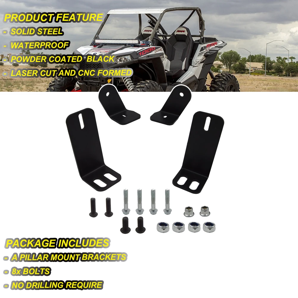 POLARIS RZR1000 RAZOR 1000 A PILLER A-PILLER LIGHT MOUNT MOUNTS