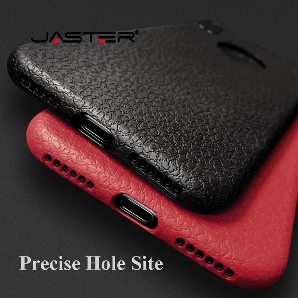 

JASTER Ultra Thin Phone Cases For iPhone 6S 6 7 8 Plus XS Max Cover Leather Skin Soft TPU Silicone Case For iPhone XR X Shell