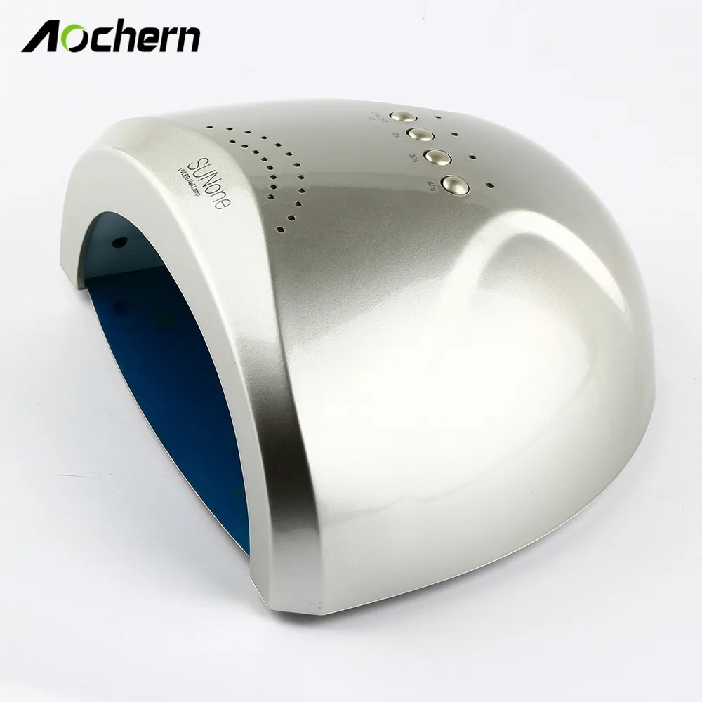 ФОТО Aochern Professional 24W/48W UV Led Lamp Beauty Makeup Cosmetic Nail Dryer Polish Machine for Curing Nail Art Tools