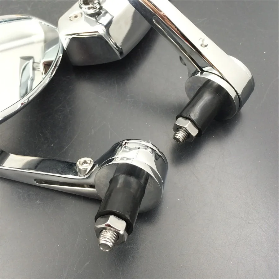 Aftermarket free shipping Motorcycle Bar End Mirror For Both 1" 7/8" 1