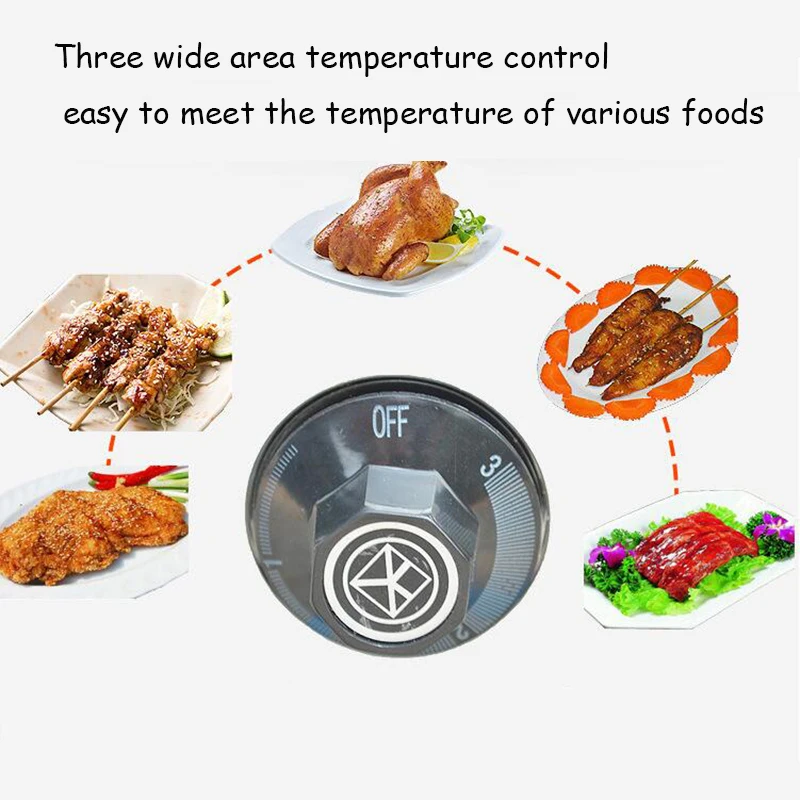 Commercial Two Plates Steam Oven Multifunction Meat Chicken Grill Machine/Electric Food Roaster Grill Vertical Furnace Oven