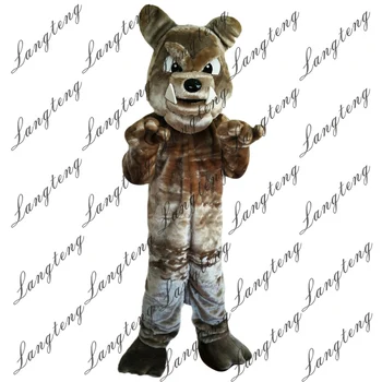 

Hot Sale Bulldog Mascot Costume Adult Size Halloween Outfit Fancy Dress Suit Free Shipping2019New