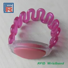 200 шт dhl FedEx Регулируемый ABS 125 кГц сауна водонепроницаемый rfid браслет/браслеты