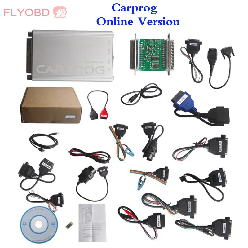 

2018 Carprog Full Perfect Online Version Firmware V8.21 Software V10.93 with All 21 Adapters Including Full Authorization