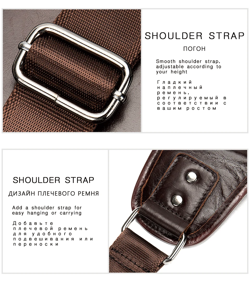 9 Cowhide Leather Men's Chest Bag for Men Shoulder Bags Chest Pack Travel Functional Organizer Male Summer Messenger Sling Bag