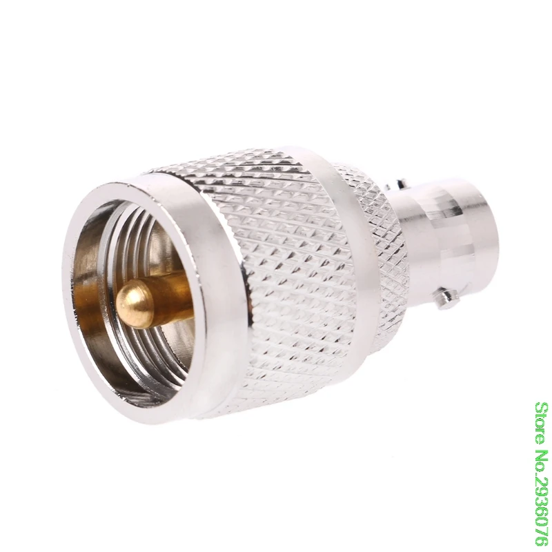 

New BNC-K Female Jack To UHF-J PL-259 Male Plug Straight RF Coax Adapter Connector Support