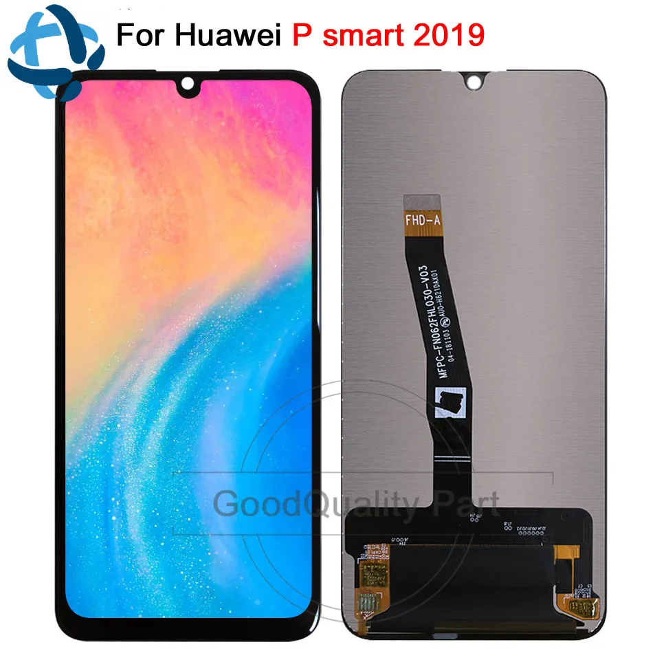 Сменный жк дисплей с рамкой для Huawei P Smart 2019 6 21 дюйма сенсорный экран дигитайзер в