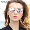 WarBLade-lunettes de soleil polarisées Vintage, verres de sécurité jaunes, verres de nuit, Rivet, Design métallique rétro, pour hommes et femmes ► Photo 2/6