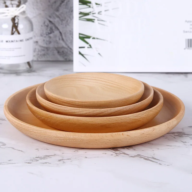 

2019 new style Wooden disk roundle board Round plate bread Baking Tray storage trays Cake Bakeware Tools ZSN-RoundleA