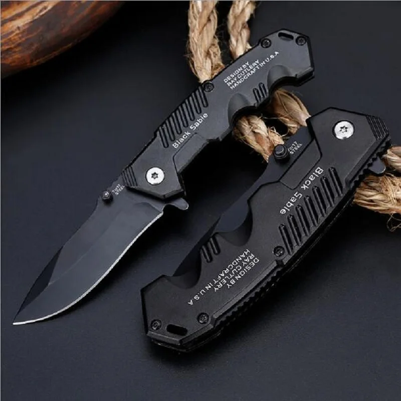

Tactical high hardness knife Wild survival multi-function folding knife self-defense outdoor Foldable knives