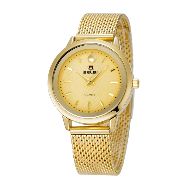 

2016 New BELBI Brand Men Fashion Watches Casual Man Full Steel Watches Quartz-watch Waterproof Wristwatches Business Hodinky Men