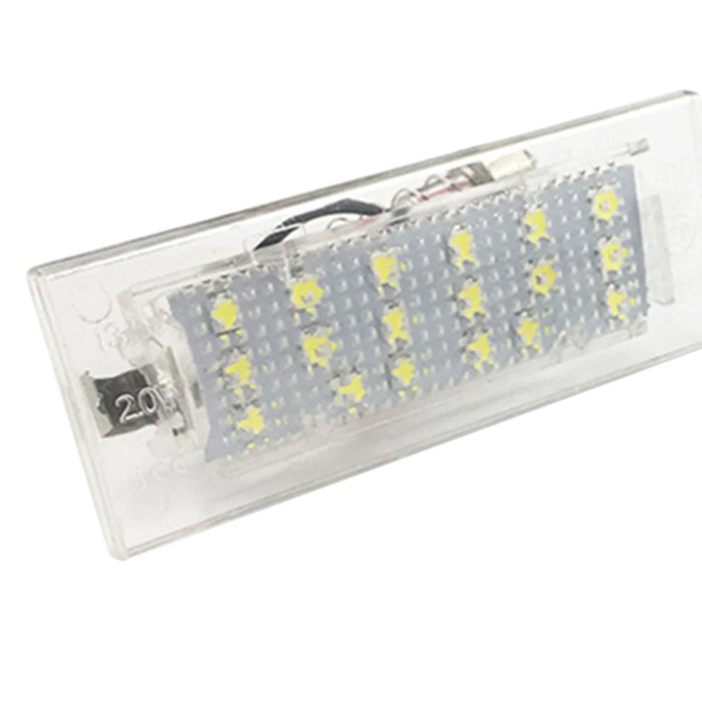 2 предмета в комплекте для BMW E53 X5 E83 X3 6000k белый 3528 Led Подсветка регистрационного