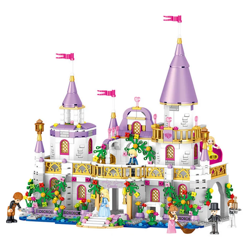 

City Friend Princess's Castle Lepin Technic Building Block Children Legoings Compatible with Legoingly Princess Toys for Girls