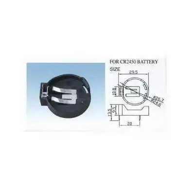 

CR2450 2450 Computer PCB Battery Socket Holder Case x 1