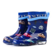 Детские непромокаемые сапоги для девочек; обувь для маленьких мальчиков; детская обувь из искусственной водонепроницаемой резины; уличная школьная обувь; Tree Wrasse