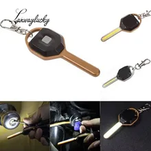 10pcs/lot Portable Mini COB LED Camping Flashlight Light Key Ring Keychain Torch Lamp Gracious ABS Key Chain Jewelry Accessories portable mini cob led flashlight keychain handy light lamp carabiner camping outdoor torch