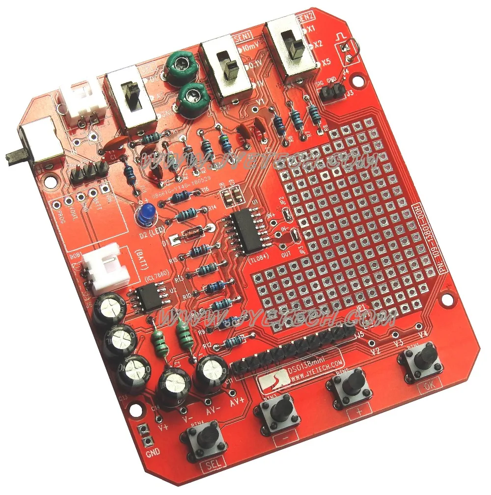 2018 Новый DSO138 Мини цифровой осциллограф DIY Kit SMD части логического анализатора