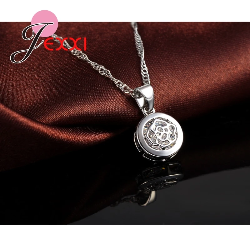 Classical-Circular-Rose-Pendant-Jewelry-Set-CZ-Cubic-Zirconia-925-Sterling-Silver-Necklace-And-Earrings-Set (4)