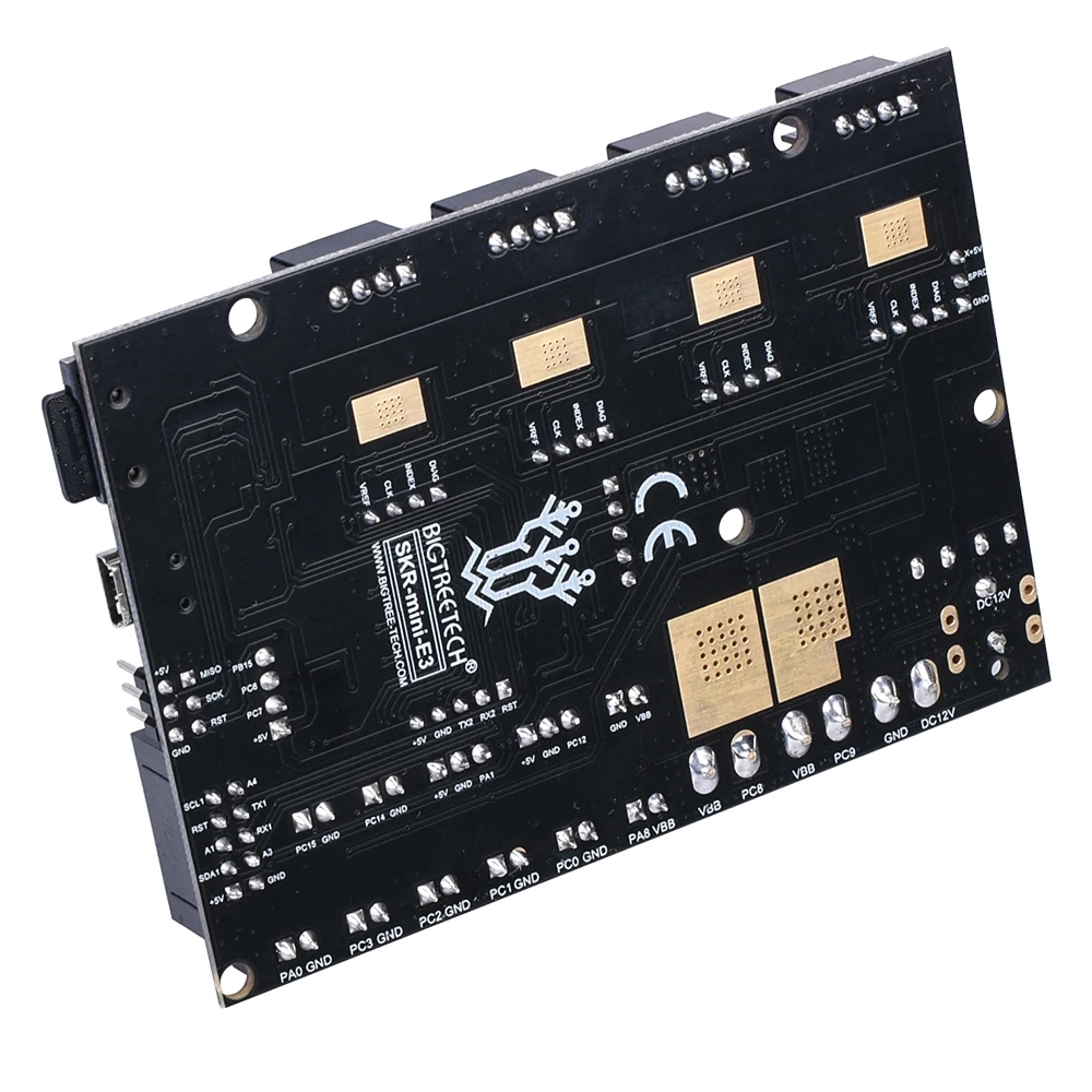 BIGTREETECH вгб СКР мини E3 V1.2 32 бит Управление доска Интегральные TMC2209UART RGB марлина для