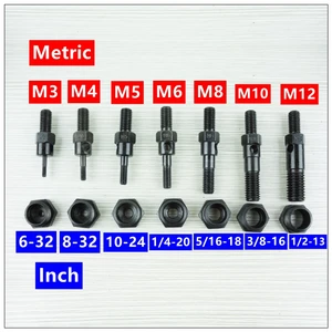 MXITA Riveter Gun Замена оправки для ручной гайки заклепки пистолет Метрическая M3-M12 дюймов 6-32--1/2-13 - изображение