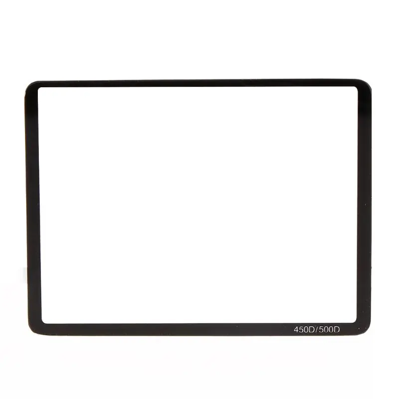 

Clear LCD Screen Protector Tempered Glass Film For Canon 450D 500D Camera