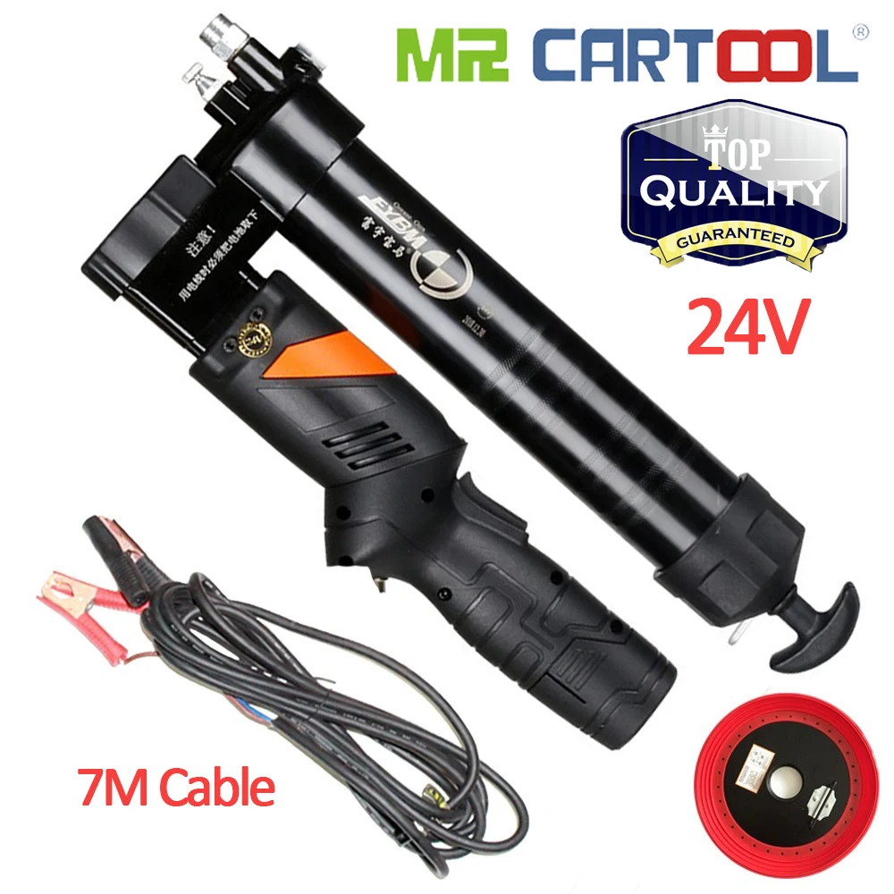 Mr Cartool BM-07 Электрический шприц для смазки Портативный перезаряжаемый литий Батарея 24 V механические наполнения пистолет для экскаваторов