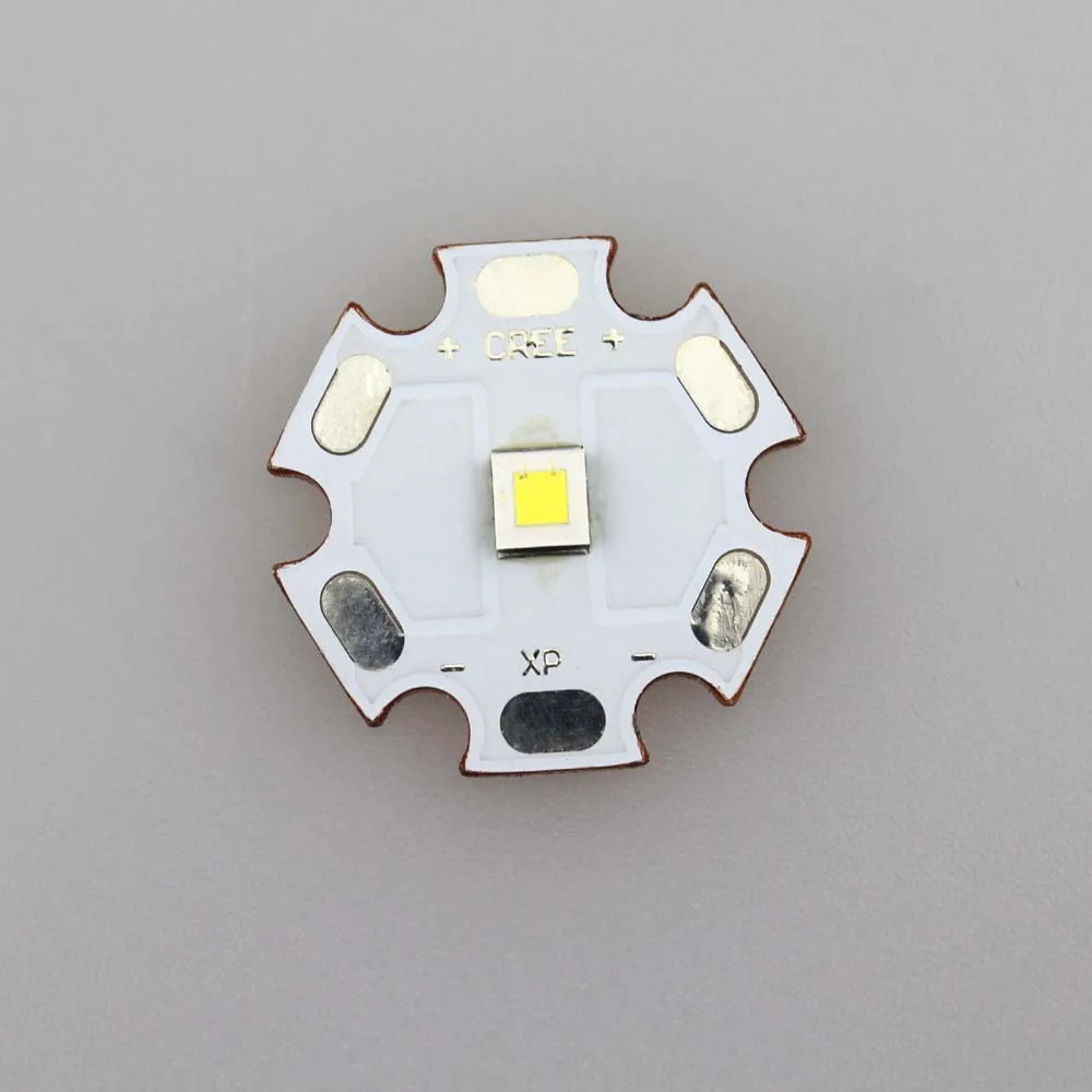 

10W 1095lm CREE XP-L HI V2 1B 6500K-7000K LED Emitter with 20mm Copper Heating Star