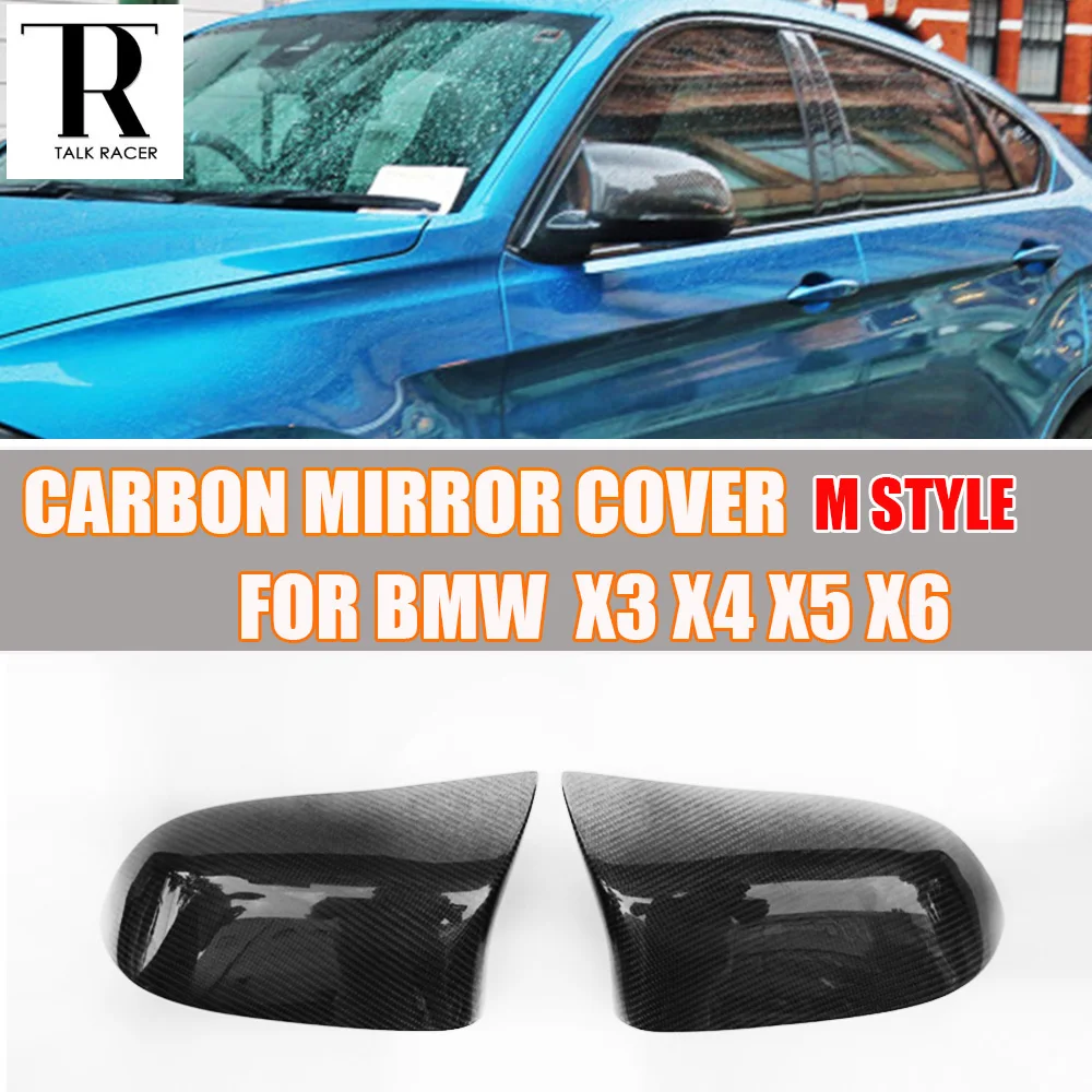 

M Style Carbon Fiber Replaced Style Rear View Side Mirror Cover Cap for BMW F25 X3 F26 X4 F15 X5 F16 X6 2014 2015 2016