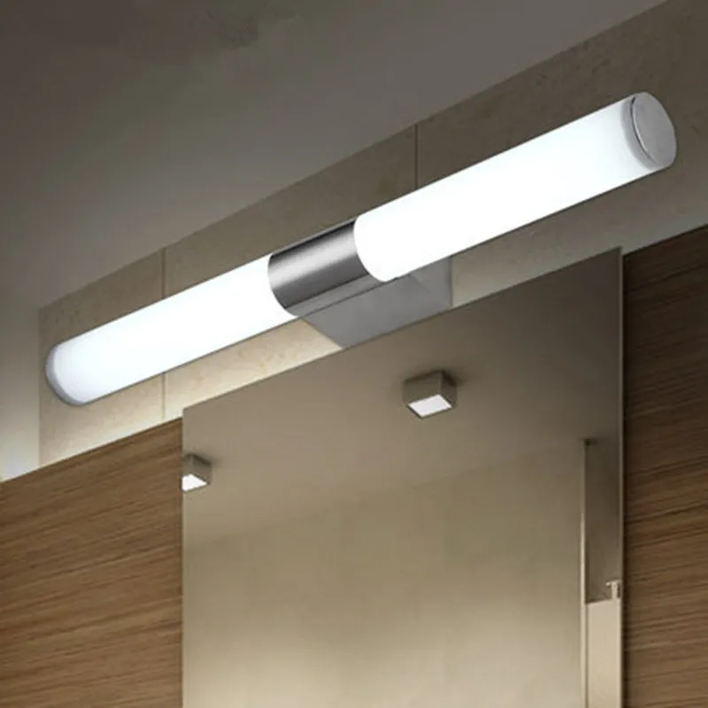 الحديثة LED مرآة الجبهة ضوء الحمام الغرور جدار مصابيح غرفة نوم مضمد مرآة الجبهة ضوء 8 واط 10 واط 12 واط 100-240 فولت الأبيض/الدافئة الأبيض