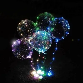 

Lucky 50Pcs/lot Led Balloon Colorful Balloon LED Light for Christmas Decoration Party Wedding Balloons Lights 3M String&18 inch